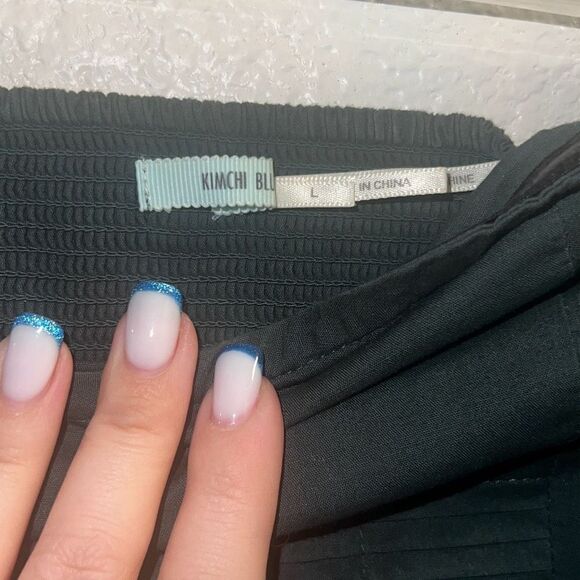 ✨EUC KIMCHI BLUE SWEETHEART EMERALD GREEN MINI SZ LARGE DRESS✨ - Picture 6 of 7